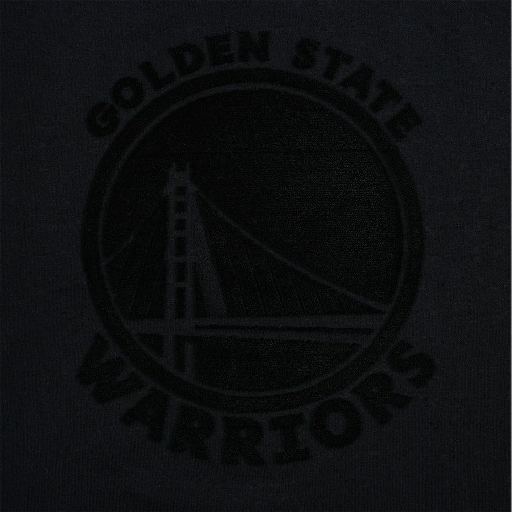 Golden State Warriors Protege Eco-Poly Interlock Fashion Tonal T-Shirt Black