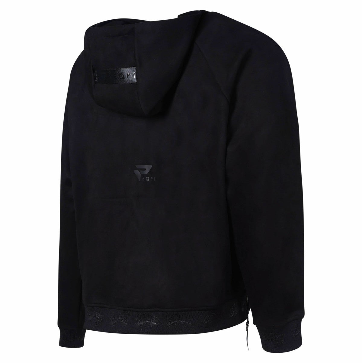 New York Knicks Protege Eco-Friendly Functional Suede Fashion Tonal Hoodie Black