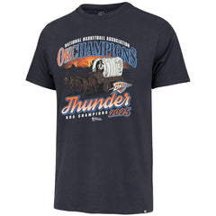 Oklahoma City Thunder '47 2025 NBA Finals Champions Hometown Local Franklin T-Shirt Navy - 47 brand
