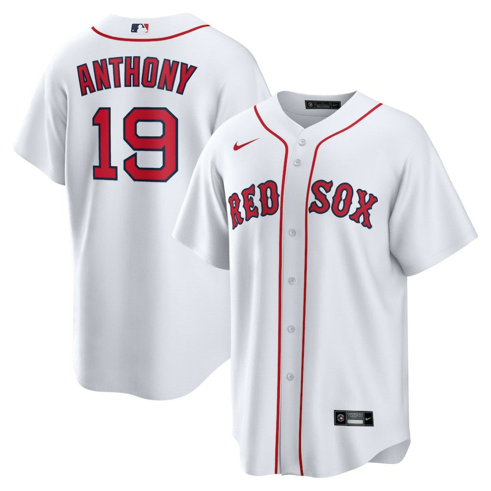 Roman Anthony Boston Red Sox Nike Home Replica Jersey - White Jerseys
