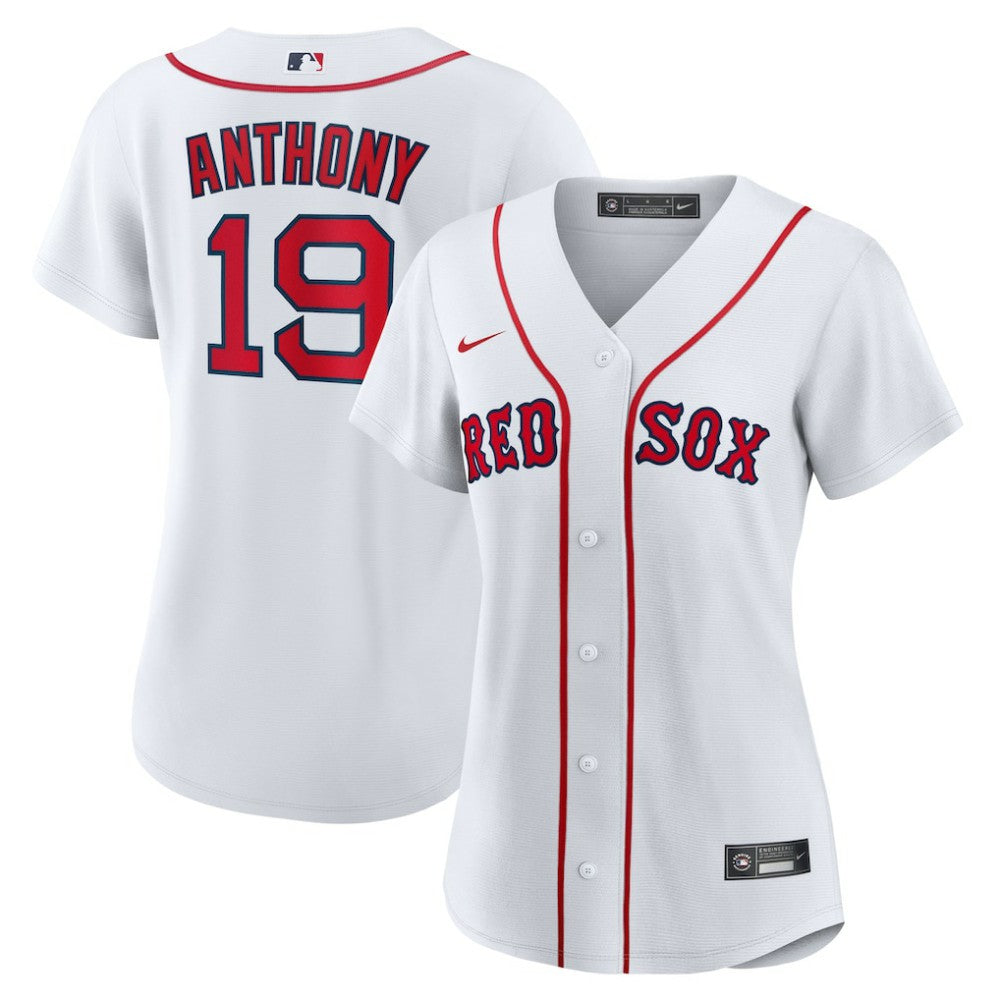 Roman Anthony Boston Red Sox Nike Women's Home Replica Jersey – White Jerseys