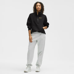 Anaheim Ducks lululemon Women's Long Scuba Oversized Half-Zip Funnel Neck - Black | US 203201160