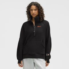 Philadelphia Flyers lululemon Women's Long Scuba Oversized Half-Zip Funnel Neck - Black | US 203201166