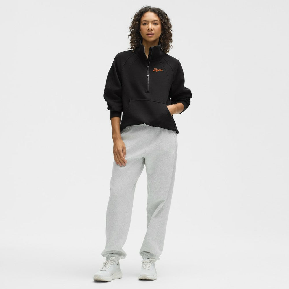 Philadelphia Flyers lululemon Women's Long Scuba Oversized Half-Zip Funnel Neck - Black | US 203201166