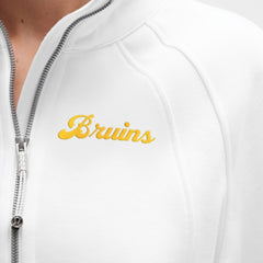Boston Bruins lululemon Women's Long Scuba Oversized Half-Zip Funnel Neck - White | US 203201185
