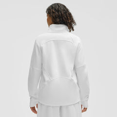 Minnesota Wild lululemon Women's Long Scuba Oversized Half-Zip Funnel Neck - White | US 203201188