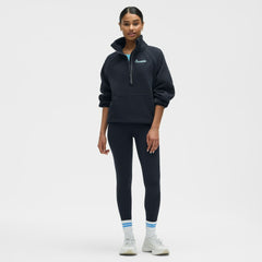 Seattle Kraken lululemon Women's Long Scuba Oversized Half-Zip Funnel Neck - True Navy | US 203201192