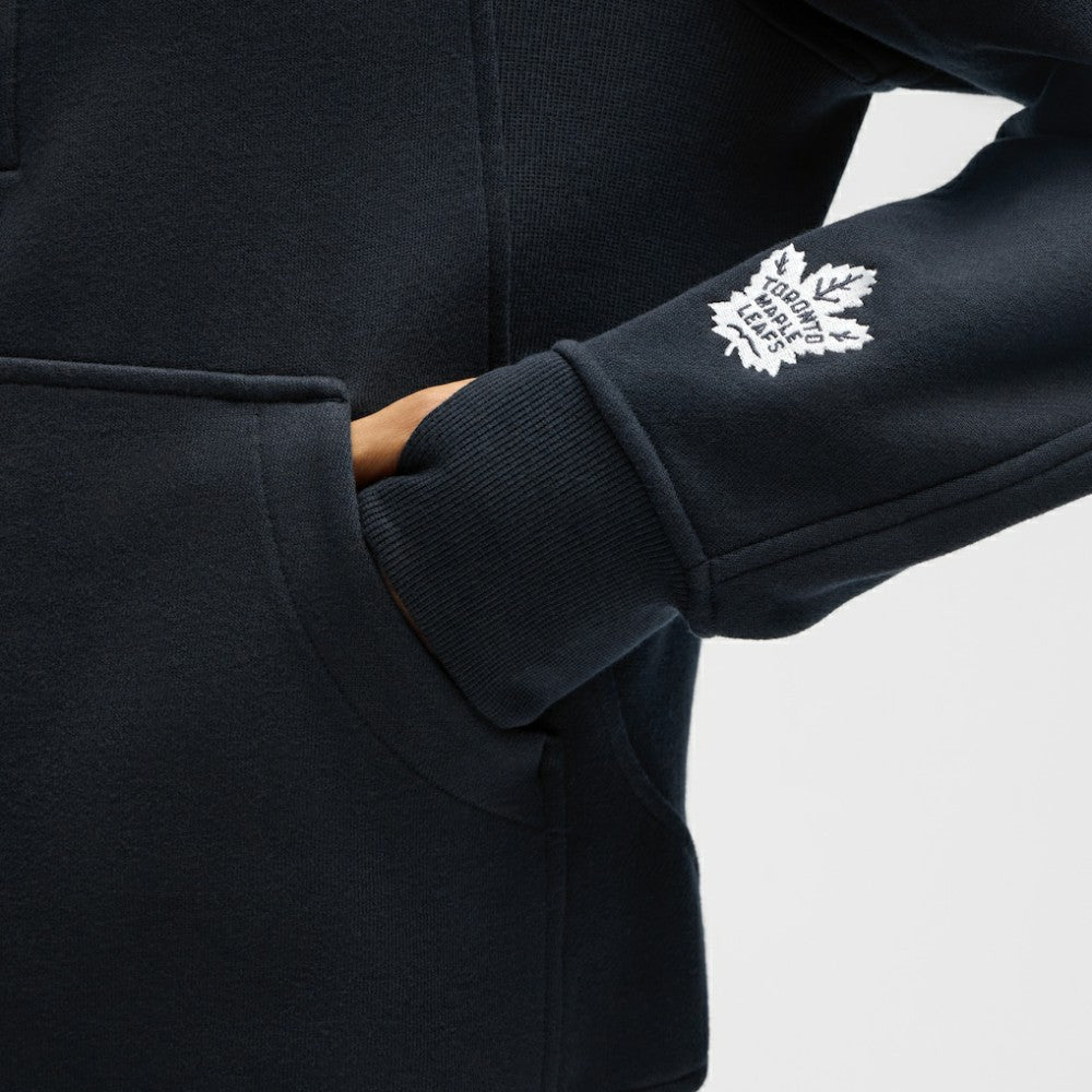 Toronto Maple Leafs lululemon Women's Long Scuba Oversized Half-Zip Funnel Neck - True Navy | US 203201196