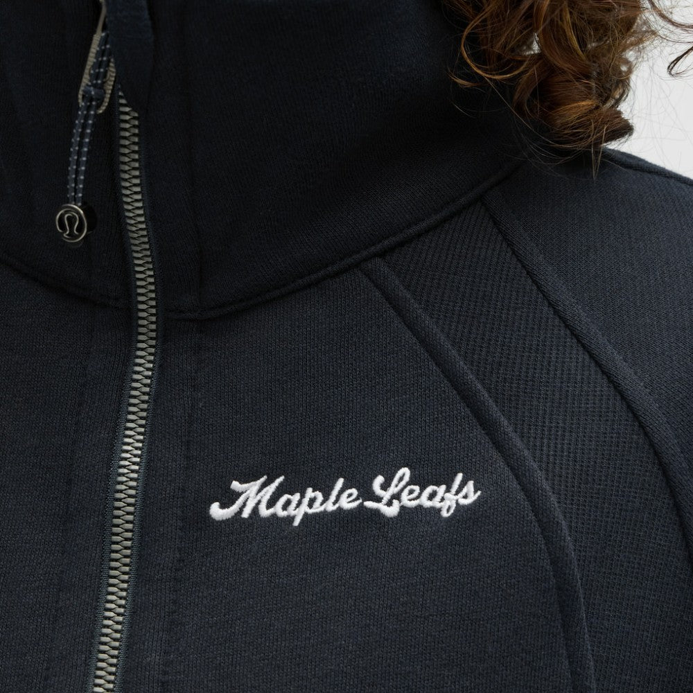 Toronto Maple Leafs lululemon Women's Long Scuba Oversized Half-Zip Funnel Neck - True Navy | US 203201196