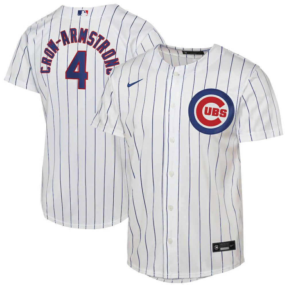 Pete Crow-Armstrong Chicago Cubs Nike Youth Home Replica Player Jersey - White Jerseys