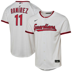 José Ramírez Cleveland Guardians Nike Youth Home Replica Player Jersey - White Jerseys