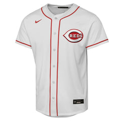 Elly De La Cruz Cincinnati Reds Nike Youth Home Replica Player Jersey - White Jerseys