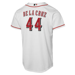 Elly De La Cruz Cincinnati Reds Nike Youth Home Replica Player Jersey - White Jerseys