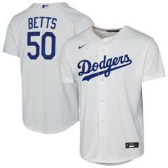 Mookie Betts Los Angeles Dodgers Nike Youth Home Replica Player Jersey - White Jerseys