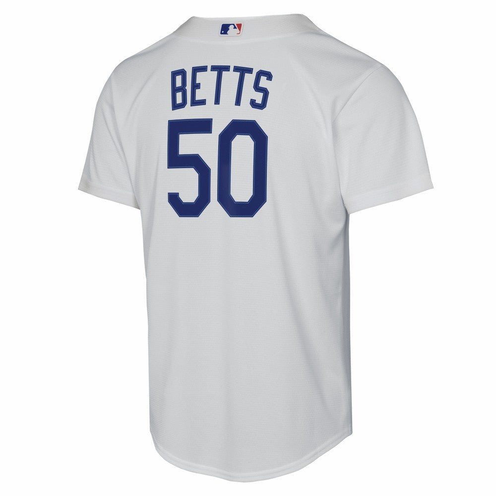 Mookie Betts Los Angeles Dodgers Nike Youth Home Replica Player Jersey - White Jerseys