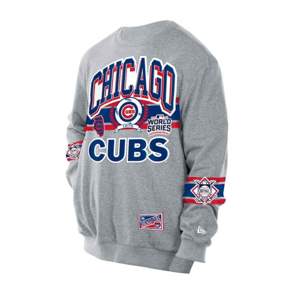 Chicago Cubs New Era Sport Classics Sweatshirt - Gray Sweatshirts