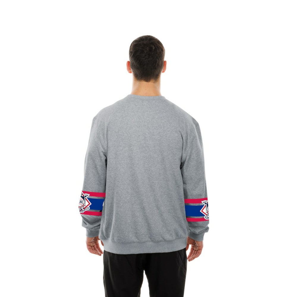 Atlanta Braves New Era Sport Classics Sweatshirt - Gray Sweatshirts