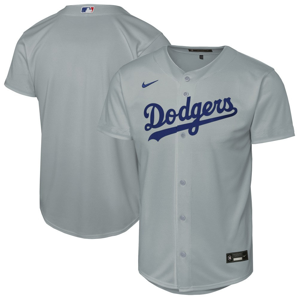 Los Angeles Dodgers Nike Youth Alternate Replica Jersey - Gray Jerseys