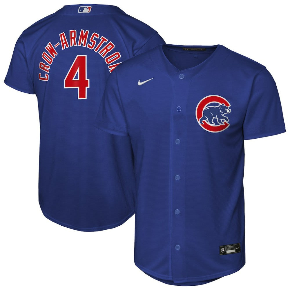 Pete Crow-Armstrong Chicago Cubs Nike Youth Alternate Replica Jersey - Rush Blue Jerseys
