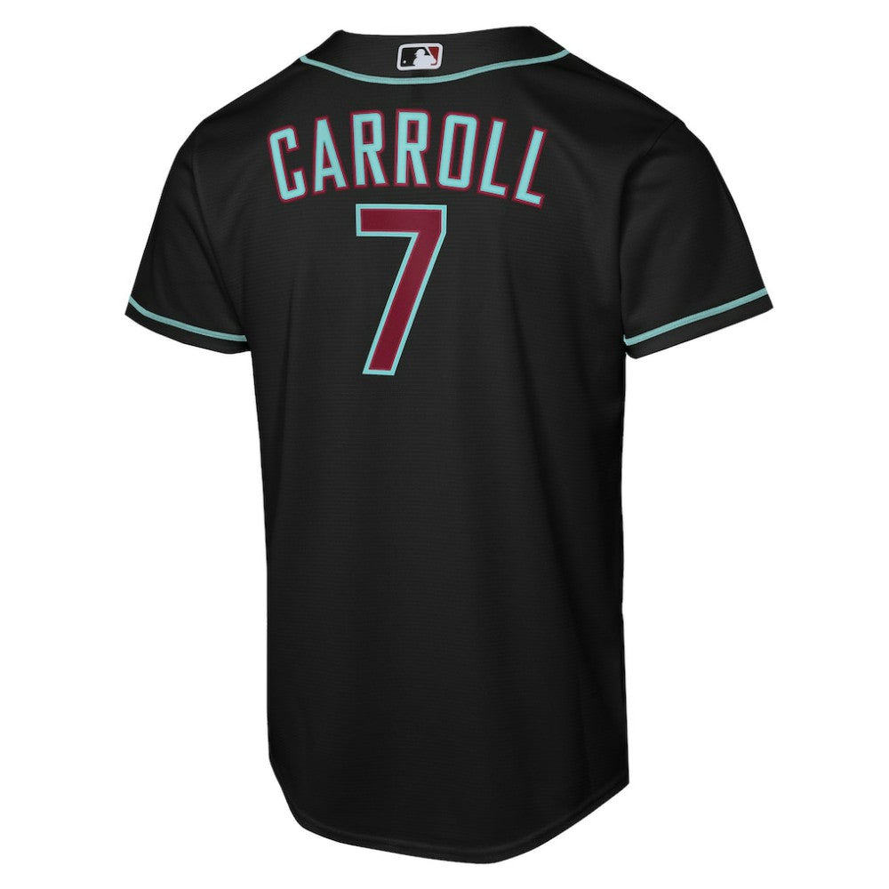 Corbin Carroll Arizona Diamondbacks Nike Youth Alternate Replica Jersey - Black Jerseys