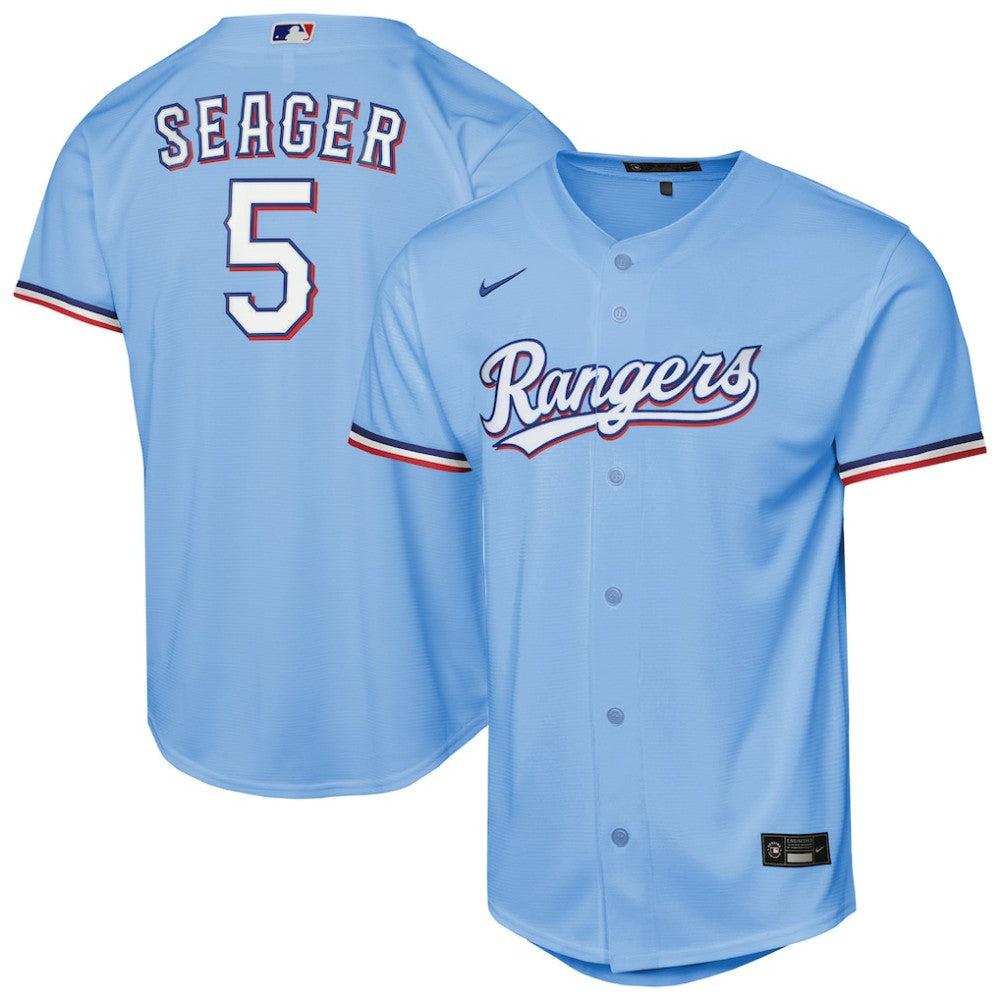 Corey Seager Texas Rangers Nike Youth Alternate Replica Jersey - Light Blue Jerseys