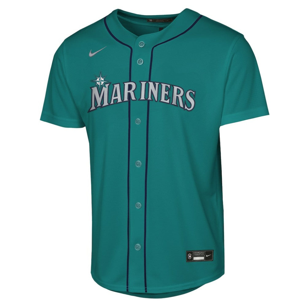 Cal Raleigh Seattle Mariners Nike Youth Alternate Replica Jersey - Teal Jerseys