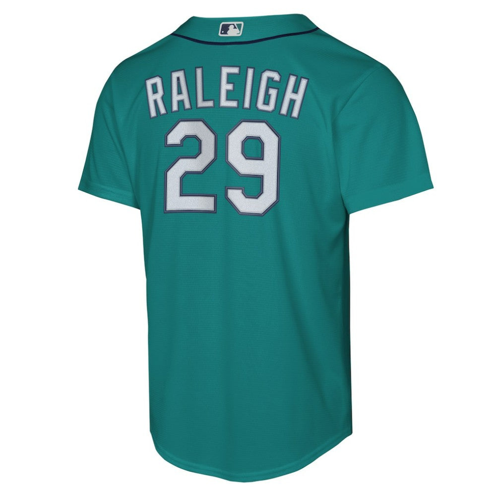 Cal Raleigh Seattle Mariners Nike Youth Alternate Replica Jersey - Teal Jerseys