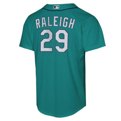 Cal Raleigh Seattle Mariners Nike Youth Alternate Replica Jersey - Teal Jerseys