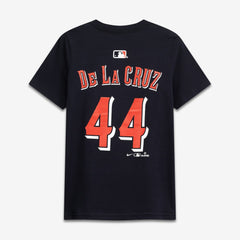 Elly De La Cruz Cincinnati Reds Nike Youth Name & Number T-Shirt - Black T-shirts