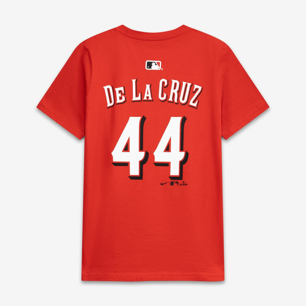 Elly De La Cruz Cincinnati Reds Nike Youth Name & Number T-Shirt - Red T-shirts