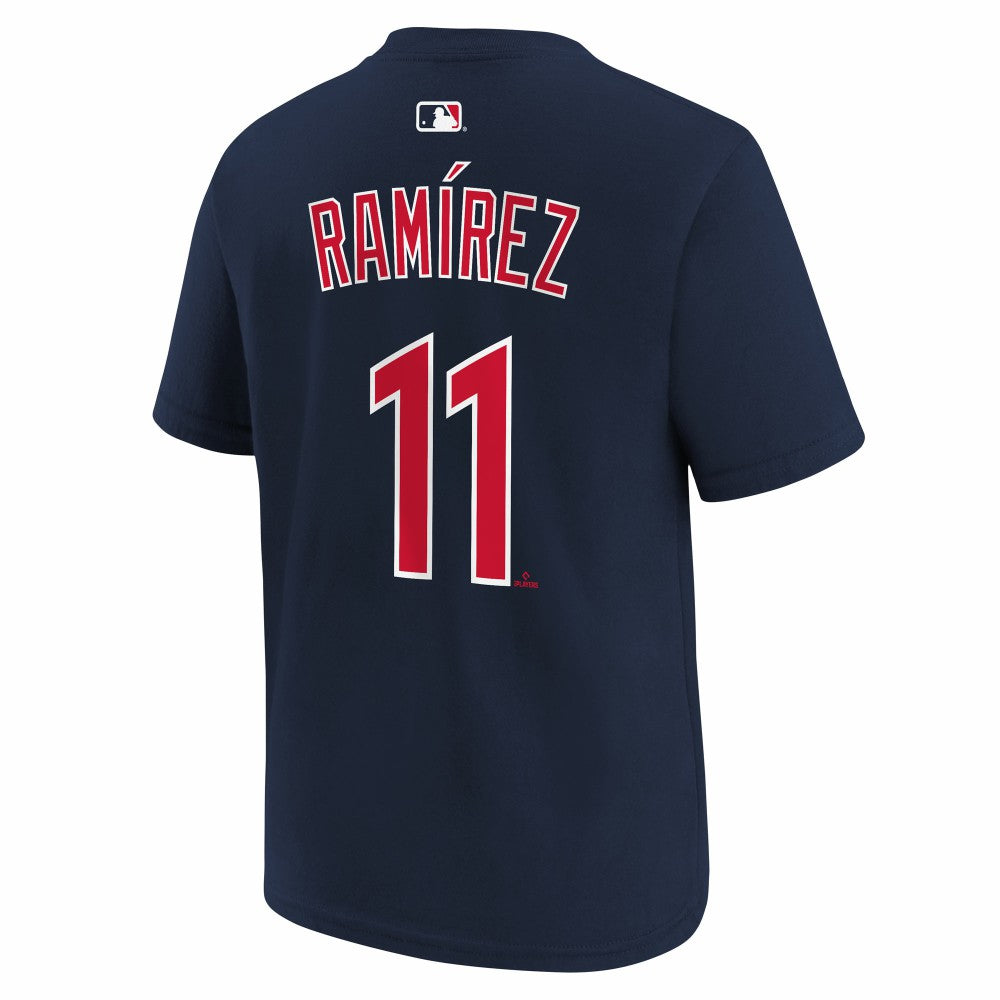 José Ramírez Cleveland Guardians Nike Youth Name & Number T-Shirt - Navy T-shirts