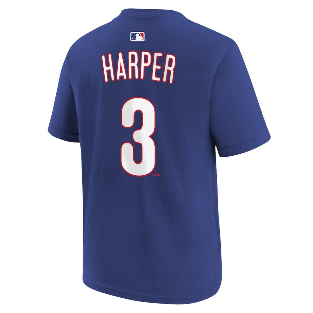 Bryce Harper Philadelphia Phillies Nike Youth Name & Number T-Shirt - Royal T-shirts