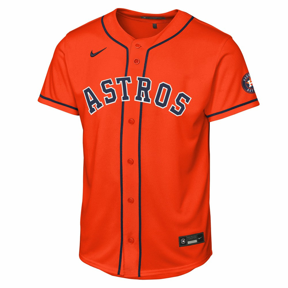 Houston Astros Nike Youth Alternate Stadium Jersey - Orange Jerseys