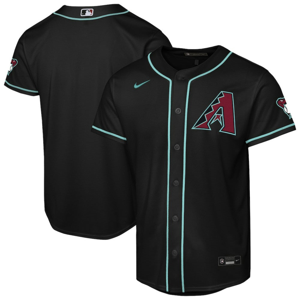 Arizona Diamondbacks Nike Youth Alternate Stadium Jersey - Black Jerseys