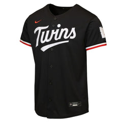 Minnesota Twins Nike Youth Alternate 2 Stadium Jersey - Black Jerseys