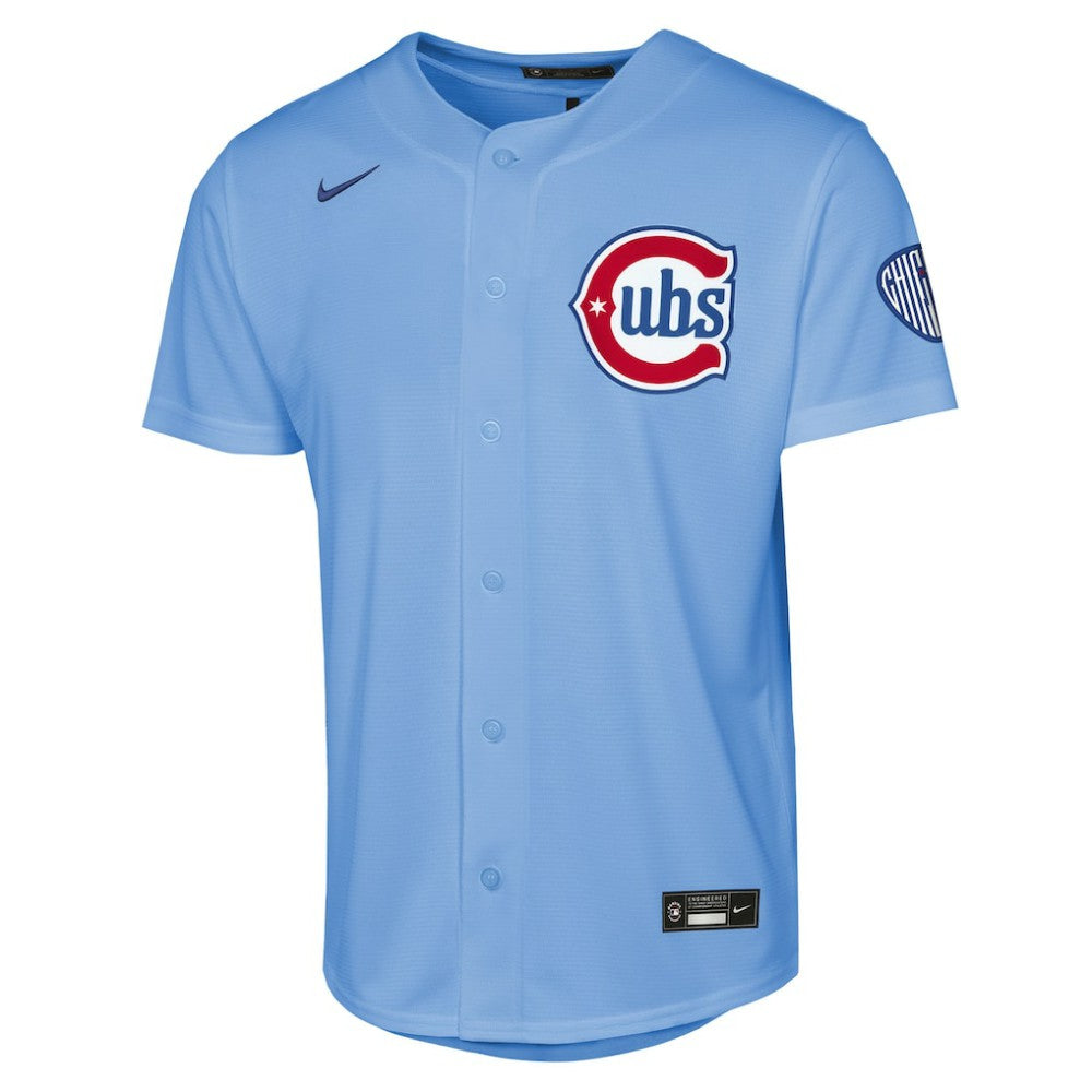 Chicago Cubs Nike Youth Alternate 2 Stadium Jersey - Light Blue Jerseys