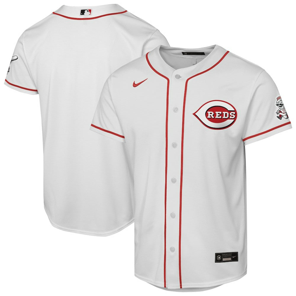 Cincinnati Reds Nike Youth Home Stadium Jersey - White Jerseys