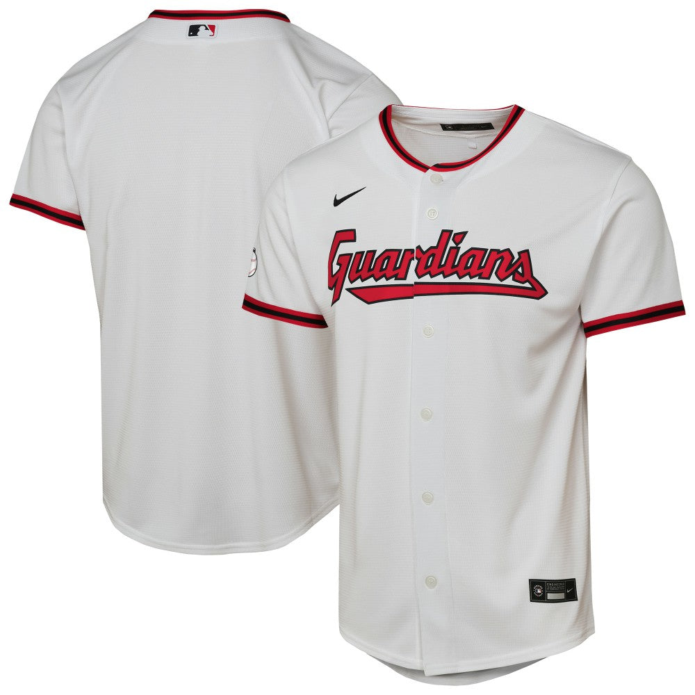Cleveland Guardians Nike Youth Home Stadium Jersey - White Jerseys