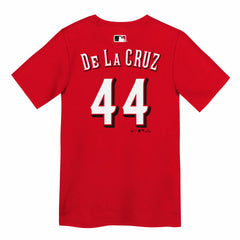 Elly De La Cruz Cincinnati Reds Preschool Name & Number T-Shirt - Red T-shirts