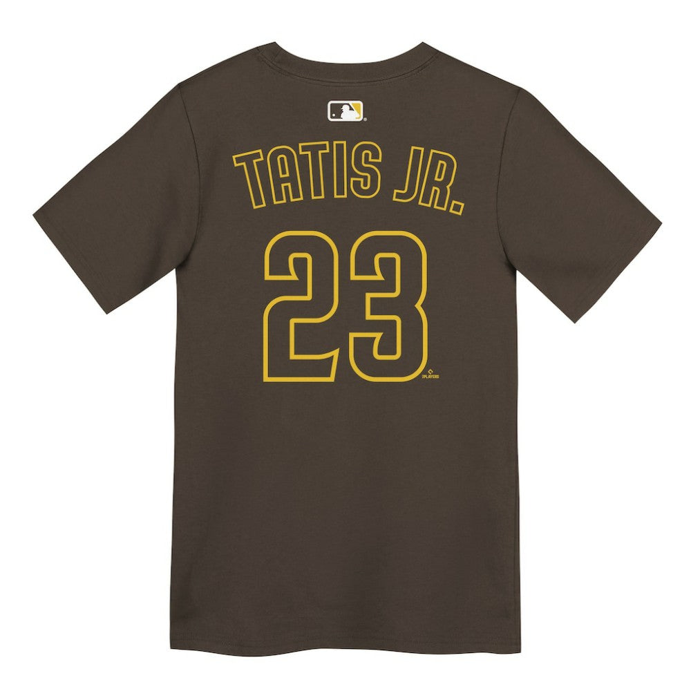 Fernando Tatis Jr. San Diego Padres Nike Preschool Name & Number T-Shirt - Brown T-shirts