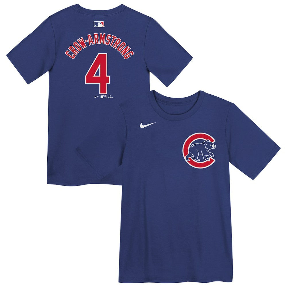 Pete Crow-Armstrong Chicago Cubs Nike Preschool Name & Number T-Shirt - Royal T-shirts