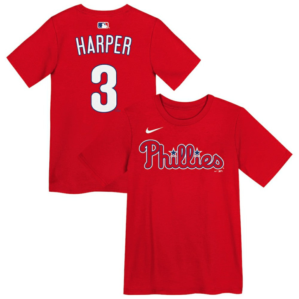 Bryce Harper Philadelphia Phillies Nike Preschool Name & Number T-Shirt - Red T-shirts