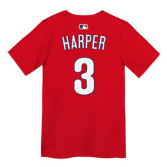 Bryce Harper Philadelphia Phillies Nike Preschool Name & Number T-Shirt - Red T-shirts