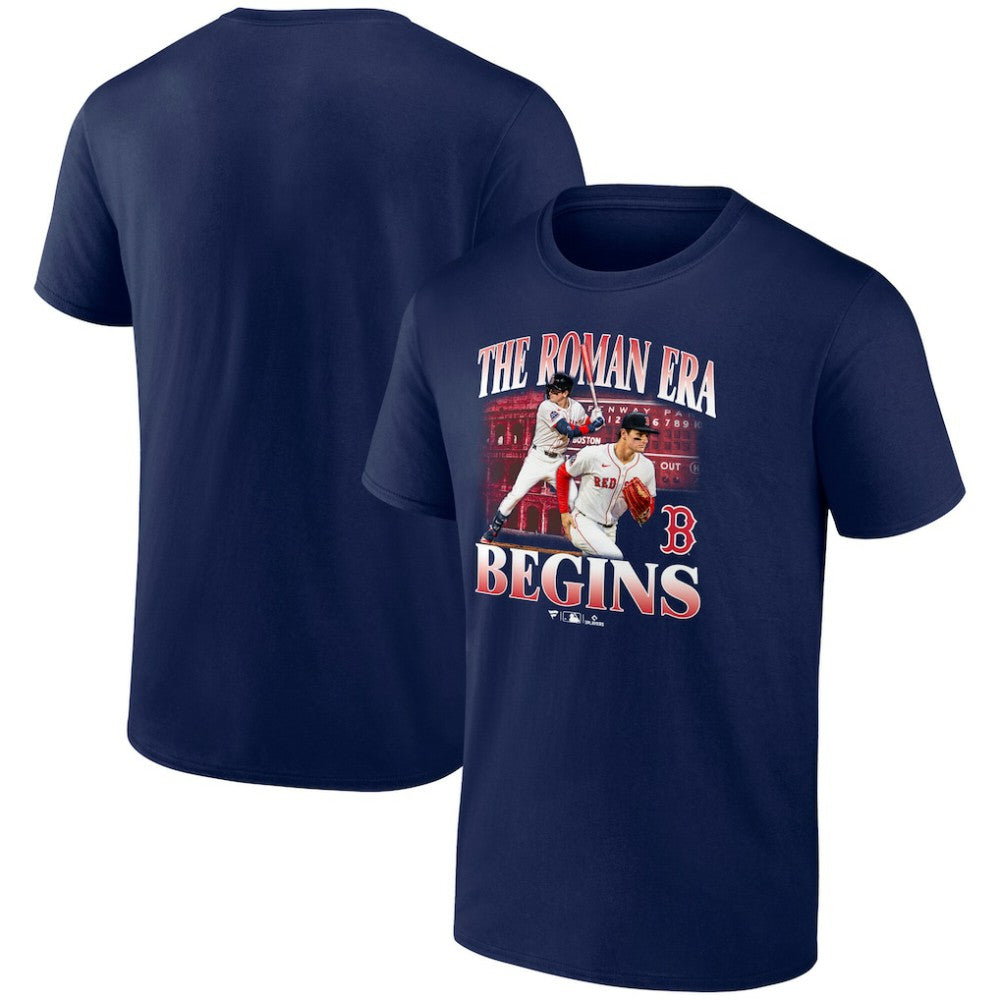Roman Anthony Boston Red Sox Graphic Player T-Shirt - Navy T-shirts