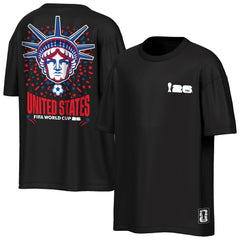 USMNT Outerstuff FIFA World Cup 2026 Rally Oversized 2-Hit T-Shirt Black