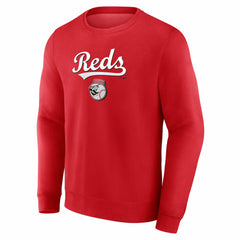 Cincinnati Reds Team Lockup Sweatshirt - Red Sweatshirts