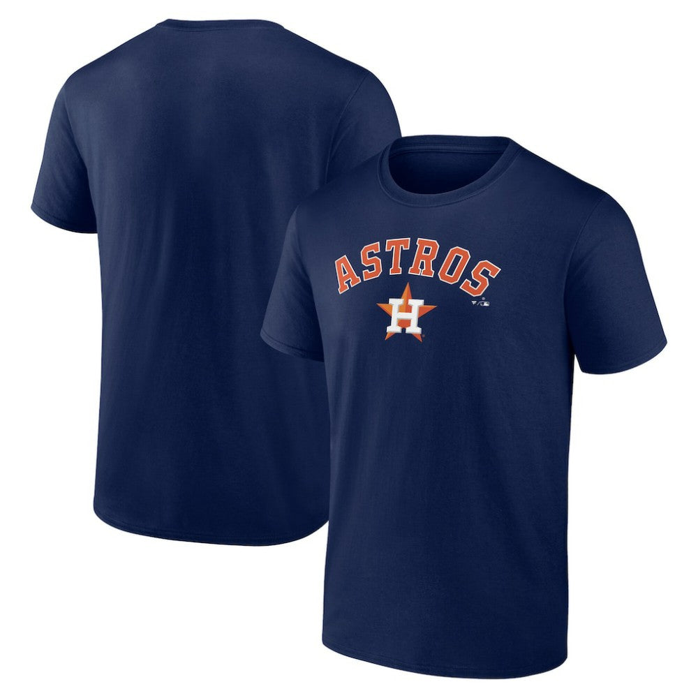 Houston Astros Team Lockup T-Shirt - Navy T-shirts