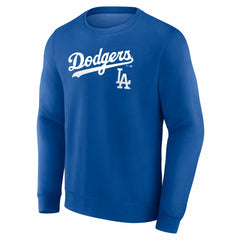 Los Angeles Dodgers Team Lockup Sweatshirt - Royal Sweatshirts