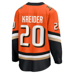 Chris Kreider Anaheim Ducks Fanatics Home Breakaway Jersey - Orange | US 203209490