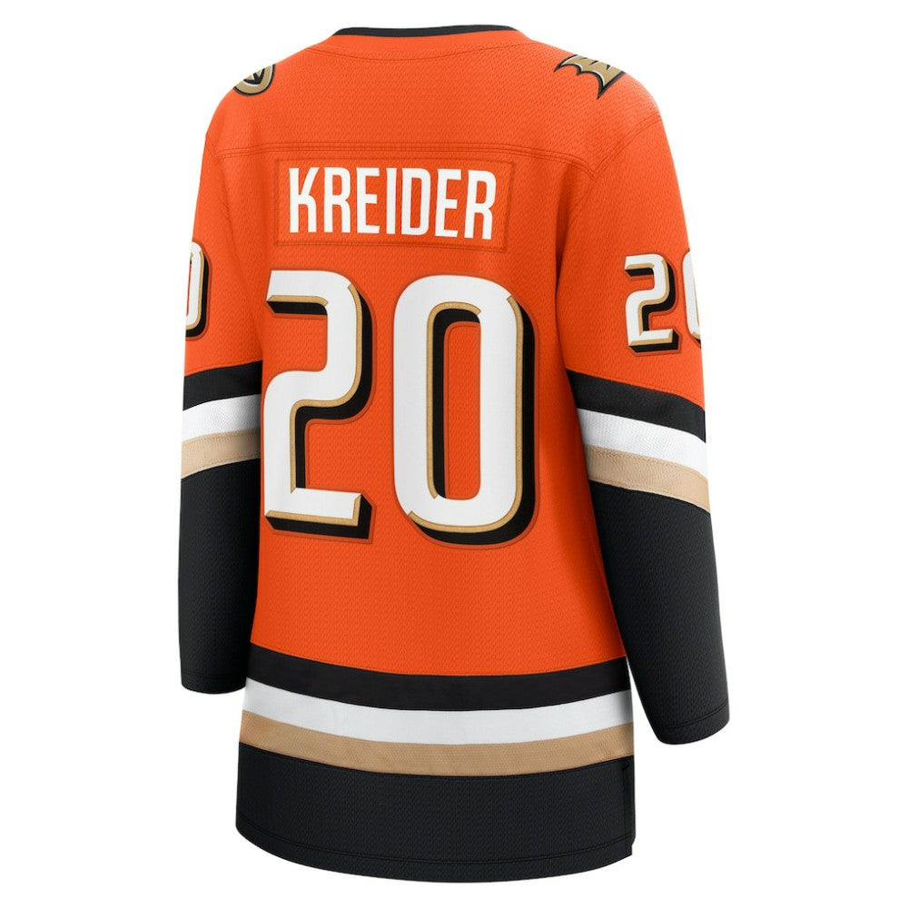 Chris Kreider Anaheim Ducks Fanatics Women's Home Breakaway Player Jersey - Orange | US 203209491